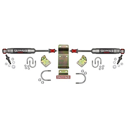 Skyjacker Suspension Dual Stabilizer Kit for 2007-2015 Wrangler, Silver SKY9203